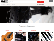 Tablet Screenshot of mattsmusic4u.com